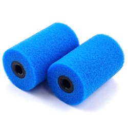Miniroller Microskum Blå 5cm 2-P